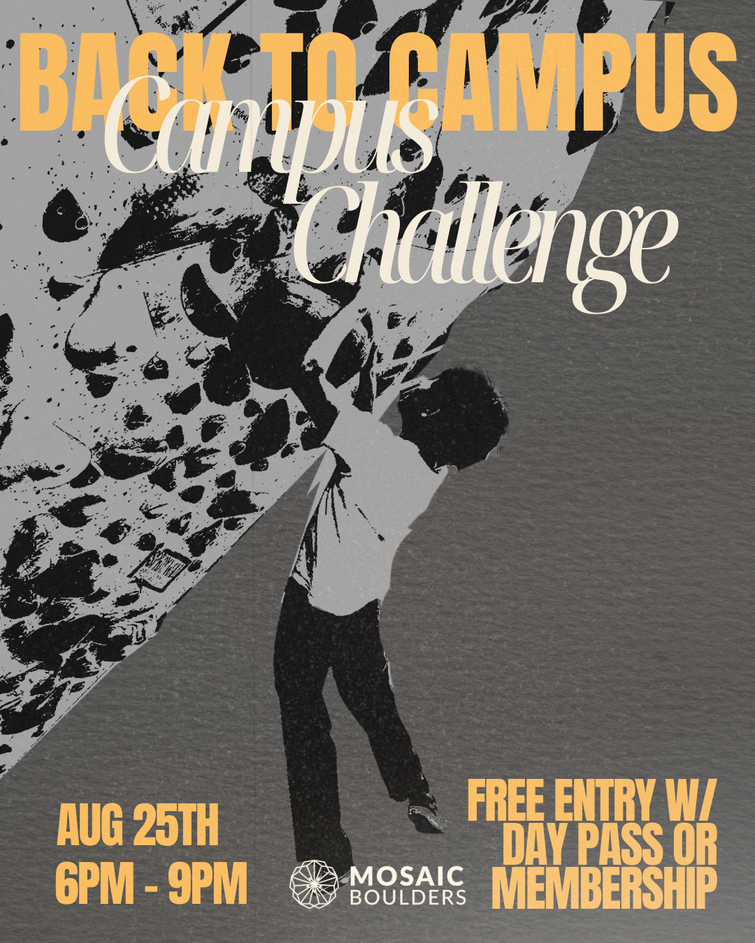 Next event flyer