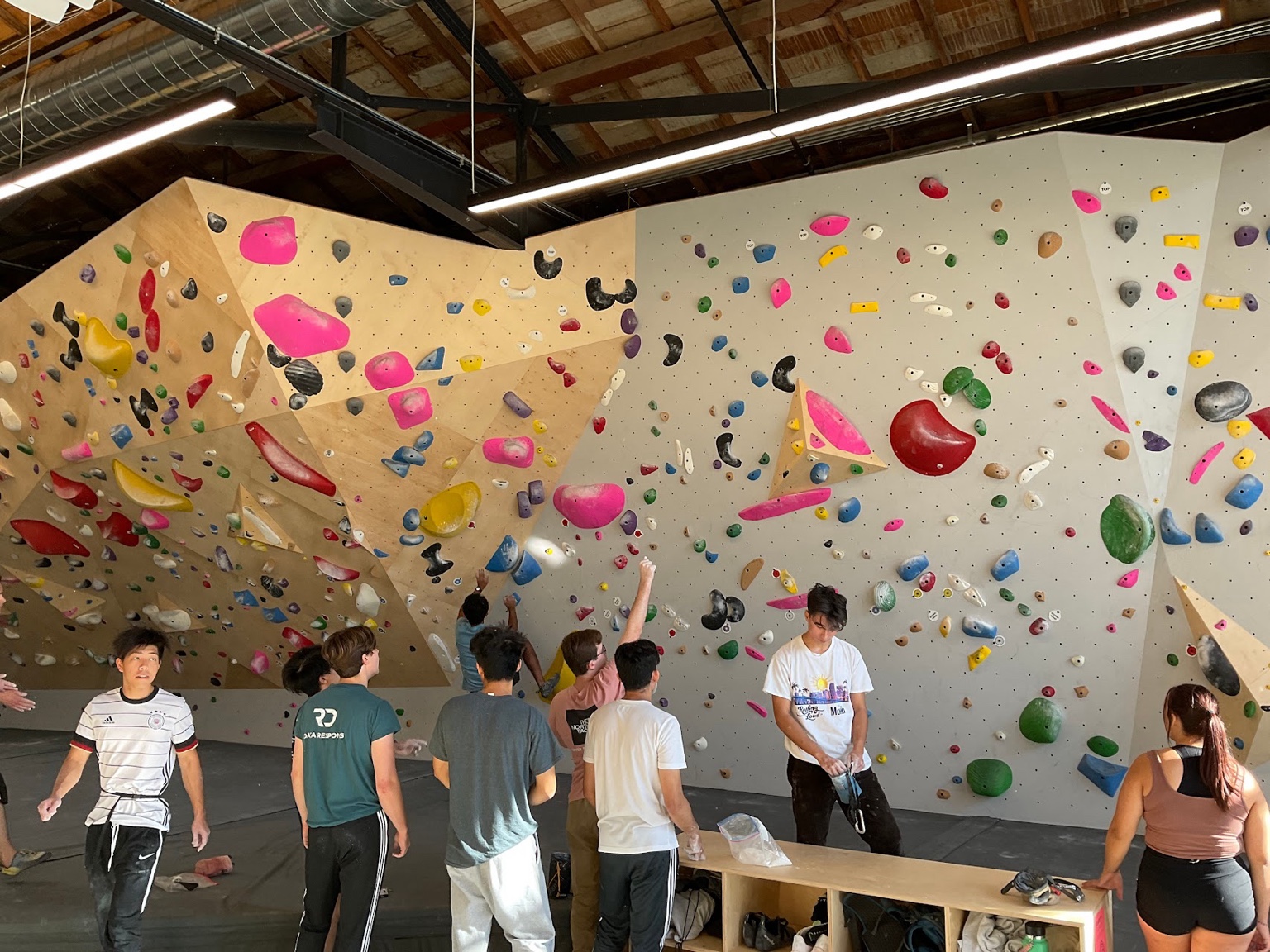 Another climbing room at Mosaic Boulders